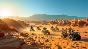 explorez marrakech sous un nouvel angle ! louez un quad et lancez-vous dans des aventures palpitantes à travers le désert et les paysages pittoresques de la région. une expérience inoubliable vous attend !