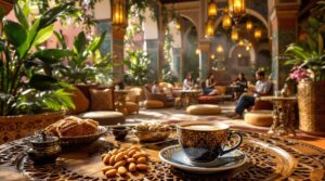 découvrez bacha coffee à marrakech et plongez dans une expérience café inoubliable ! savourez des breuvages exquis dans un cadre enchanteur, où la passion du café rencontre l'art de l'accueil. un must pour les amateurs de café en quête d'une aventure sensorielle unique.