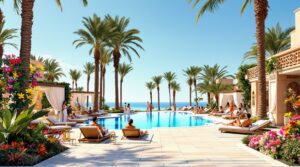 plongez dans l'ambiance ensoleillée de marrakech en 2025 avec notre beach club, votre oasis de détente idéale. profitez de plages de sable fin, de cocktails rafraîchissants et d'activités relaxantes au bord de la piscine. ressourcez-vous dans un cadre paradisiaque et vivez une expérience inoubliable au cœur de la ville!
