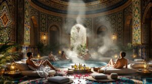 plongez dans l'univers exotique du hammam de marrakech et vivez une expérience sensorielle inoubliable. entre traditions ancestrales, atmosphère relaxante et soins bien-être, laissez-vous transporter par les arômes et les textures qui font de ce lieu un véritable havre de paix.