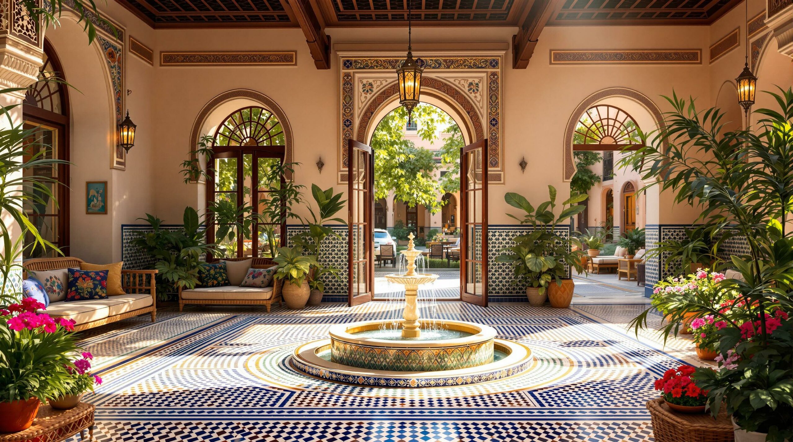 plongez dans l'univers enchanteur de marrakech avec notre riad idéal. offrez-vous une évasion inoubliable dans un cadre authentique et raffiné, où chaque instant devient un souvenir mémorable. réalisez le rêve de vos vacances parfaites dès maintenant !
