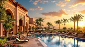 découvrez l'hôtel naoura barrière marrakech, un havre de luxe et de détente niché au cœur de la vibrante ville de marrakech. profitez d'un séjour inoubliable avec un service exceptionnel, des installations haut de gamme et une ambiance apaisante.
