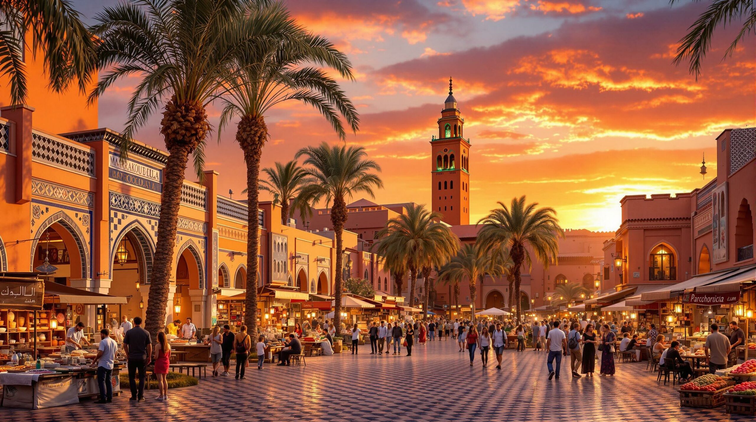 plongez dans l'envoûtante ville de marrakech avec notre guide sur la place emblématique. découvrez des hébergements authentiques, des restaurants savoureux et des activités captivantes pour un séjour inoubliable au cœur de cette destination magique.
