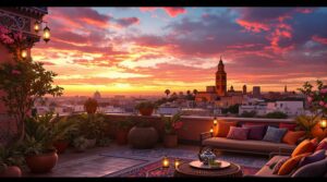 découvrez le rooftop marrakech, un lieu magique où vous pourrez savourer des vues imprenables sur la ville tout en profitant d'une ambiance unique. vivez une expérience inoubliable au sommet de marrakech, entre détente, gastronomie locale et rencontres mémorables.