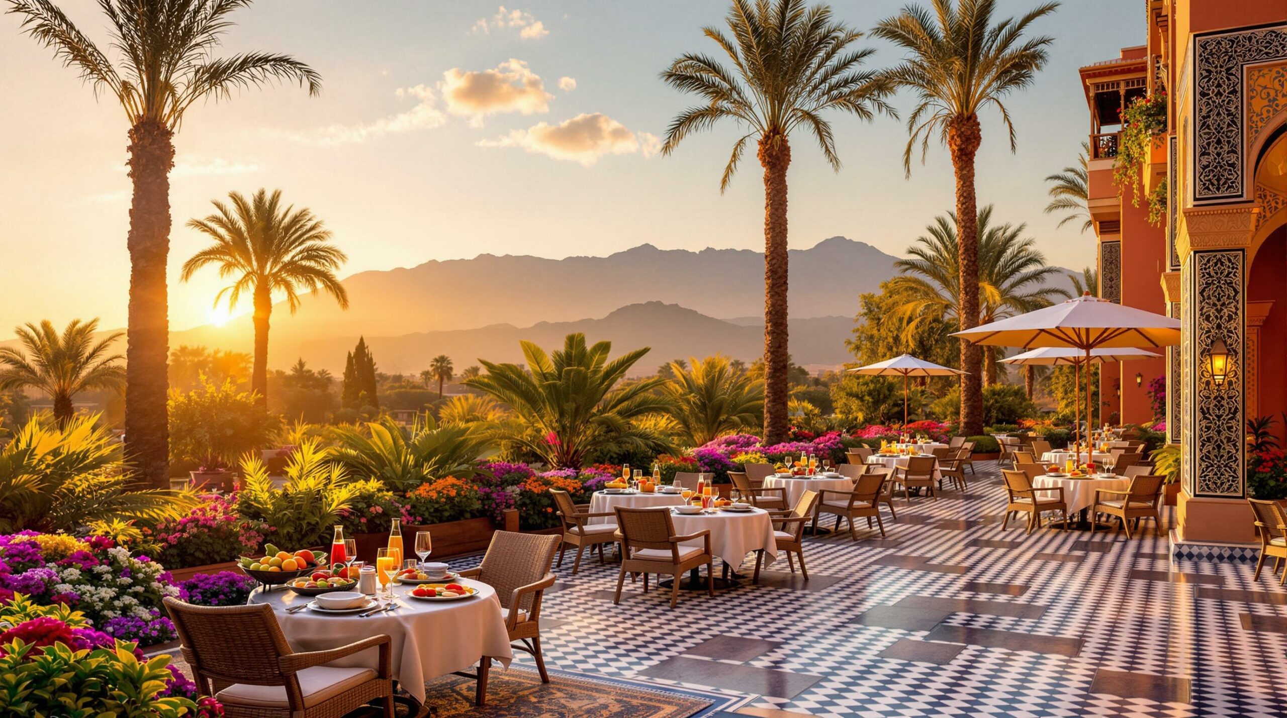 découvrez marrakech comme jamais auparavant avec notre forfait all inclusive. profitez de l'hospitalité marocaine, de délicieuses gastronomies locales et d'activités inoubliables. réservez votre séjour pour vivre une expérience mémorable au cœur de cette ville magique.