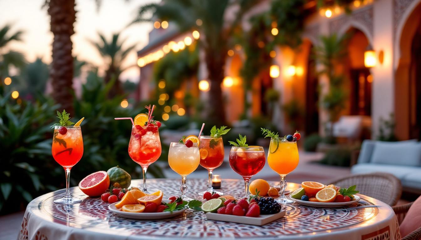 découvrez les meilleures recettes de cocktails à marrakech ! surprenez vos invités avec des mélanges exquis et des saveurs exotiques. apprenez à préparer des boissons rafraîchissantes qui reflètent l'ambiance vibrant de la ville, tout en ajoutant une touche d'originalité à vos soirées.