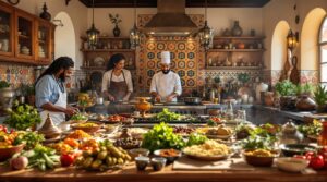 découvrez l'art culinaire marocain à marrakech avec nos cours de cuisine. apprenez à préparer des plats typiques et des recettes traditionnelles tout en vous immergeant dans la richesse des saveurs locales. un voyage gustatif inoubliable vous attend !
