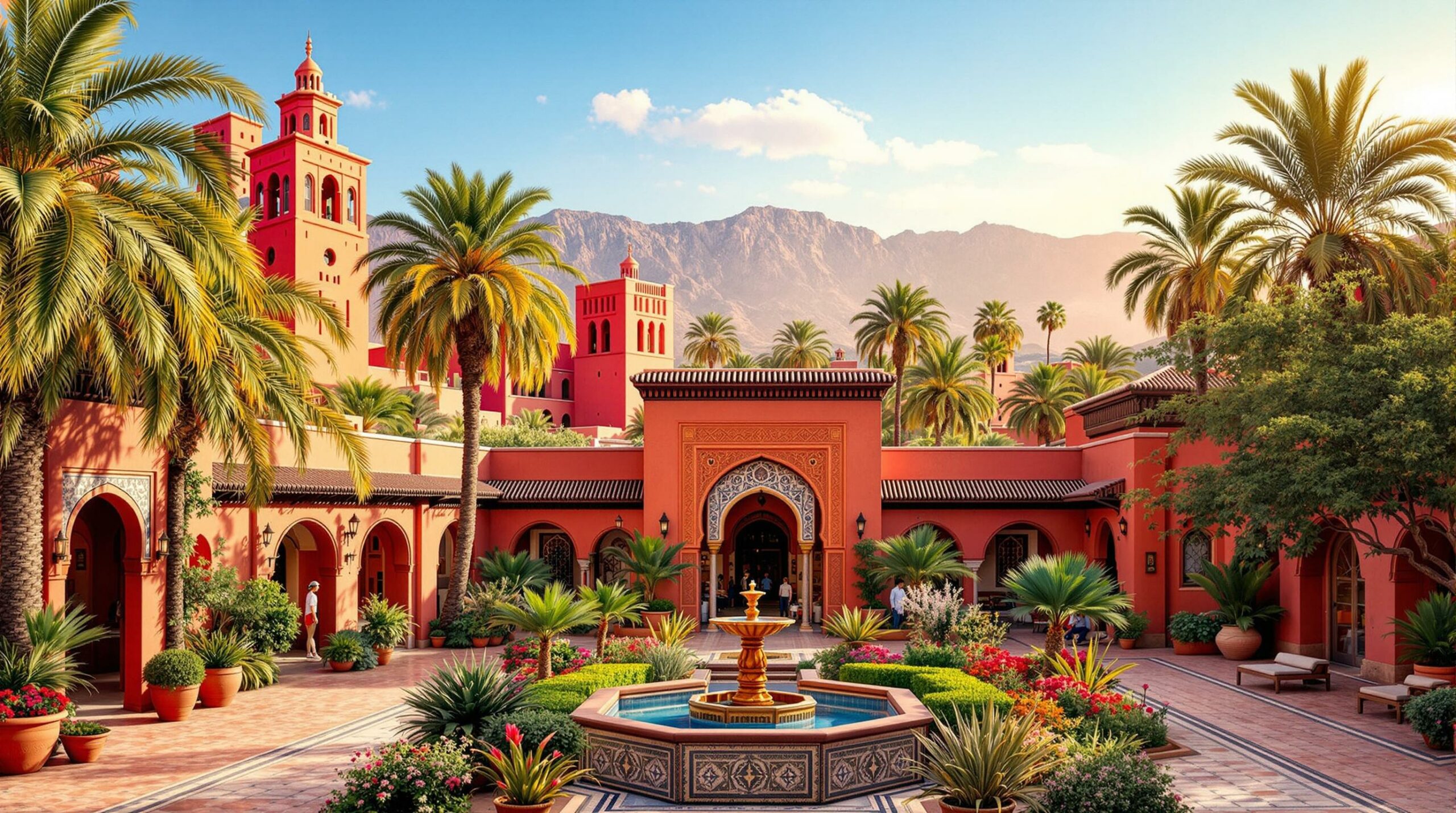 profitez d'un séjour inoubliable à marrakech avec notre offre tout compris incluant vol et hôtel à prix réduit. inscrivez-vous dès maintenant pour explorer la beauté et la culture de cette ville magique sans vous soucier des coûts.
