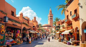 plongez dans l'envoûtante magie de marrakech, une ville qui allie tradition et modernité. notre agence vous guide pour vivre une expérience de voyage inoubliable, entre souks colorés, palais majestueux et paysages époustouflants. préparez-vous à explorer cette destination fascinante !