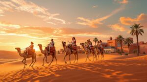 plongez dans l'expérience unique de marrakech avec une balade en chameau. explorez les paysages enchanteurs du désert tout en découvrant la culture locale sous un nouvel angle. une aventure inoubliable vous attend !