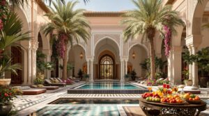 plongez dans l'élégance et le raffinement de l'imperial marrakech, votre destination séduisante pour une escapade de luxe en 2025. offrez-vous un séjour inoubliable entre traditions marocaines et confort moderne.