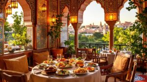 plongez dans l'authenticité marocaine au restaurant dar yacout à marrakech. savourez des plats traditionnels préparés avec des ingrédients frais dans un cadre enchanteur. une expérience culinaire unique qui émerveillera vos sens et vous plongera au cœur de la culture marocaine.