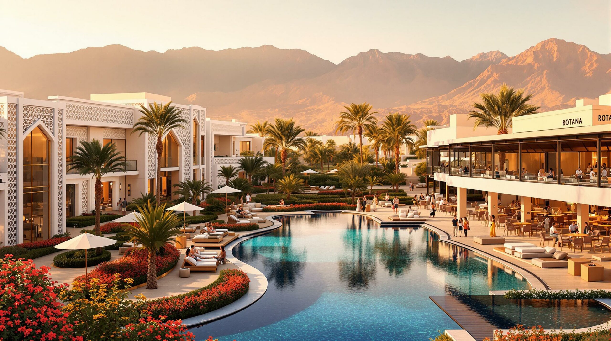plongez dans l'univers du luxe au rotana marrakech en 2025 ! profitez d'un séjour inoubliable alliant confort, élégance et services raffinés dans un cadre enchanteur au cœur de marrakech. réservez dès maintenant votre escapade tant désirée !