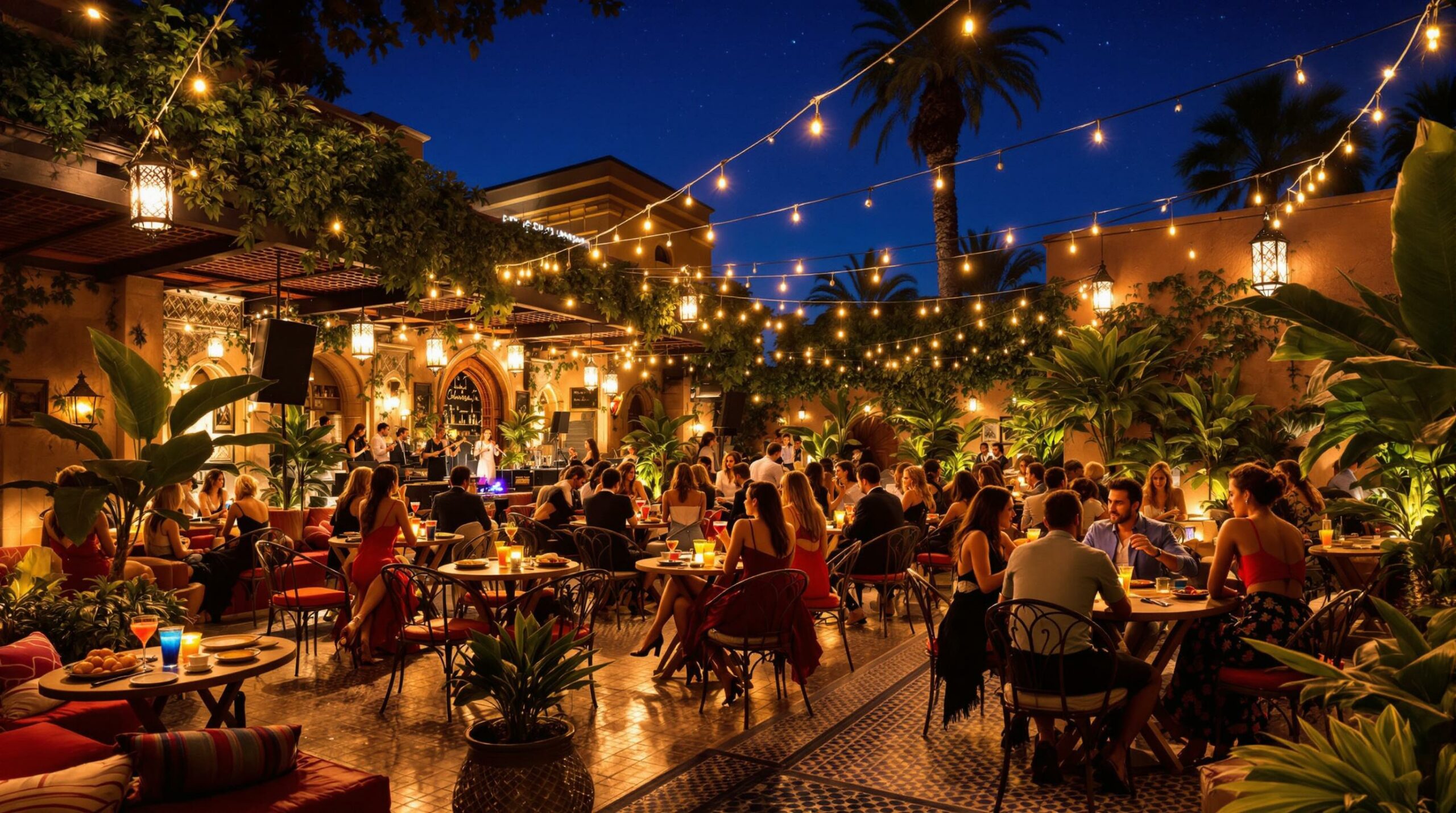 plongez dans l'ambiance électrisante de marrakech et découvrez les bars tendance qui vous promettent des soirées inoubliables. que vous soyez à la recherche d'un cocktail rafraîchissant ou d'une expérience nocturne unique, ces établissements vous séduiront par leur décor, leur musique et leur atmosphère festive.