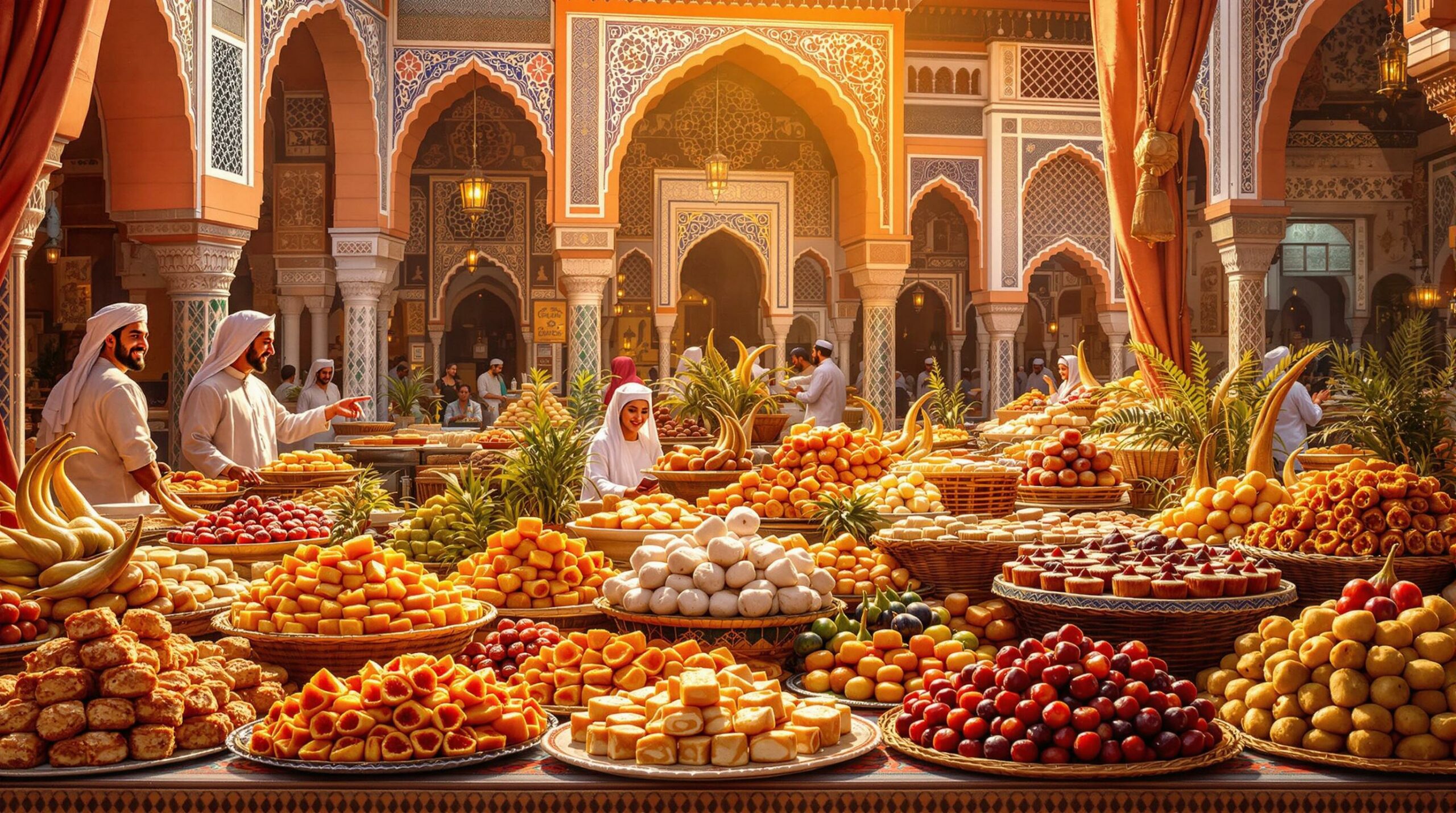 partez pour un voyage sensoriel à marrakech et laissez-vous séduire par les délices sucrés de la ville. explorez une variété de douceurs traditionnelles, des pâtisseries parfumées aux saveurs exotiques. une expérience gourmande inoubliable qui ravira vos papilles !