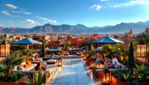 découvrez les meilleurs rooftops de marrakech en 2025 et profitez de vues imprenables, d'ambiances uniques et de délices culinaires. évadez-vous dans la magie des toits de la ville ocre et faites de chaque moment un souvenir inoubliable.