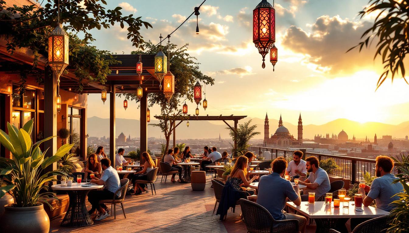 plongez dans l'univers magique de marrakech avec notre sélection des meilleurs rooftops pour 2025. profitez de vues imprenables, d'ambiances uniques et de délices culinaires tout en sirotant votre cocktail favori sur les toits enivrants de la ville. une expérience inoubliable vous attend !