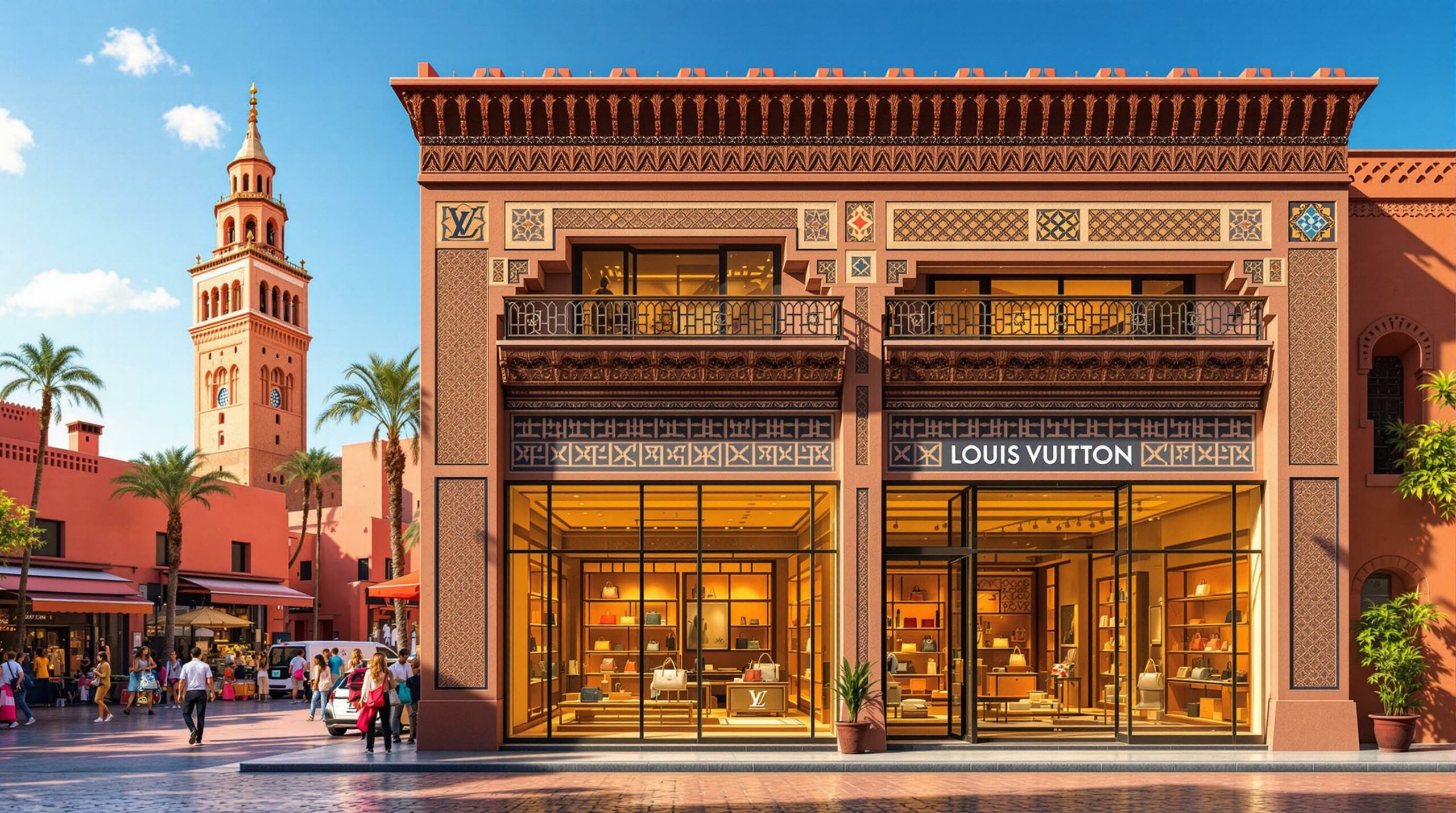 plongez dans l'univers d'exception de louis vuitton à marrakech et vivez une expérience inoubliable au cœur du luxe. explorez des créations iconiques et laissez-vous séduire par l'élégance intemporelle de la marque.