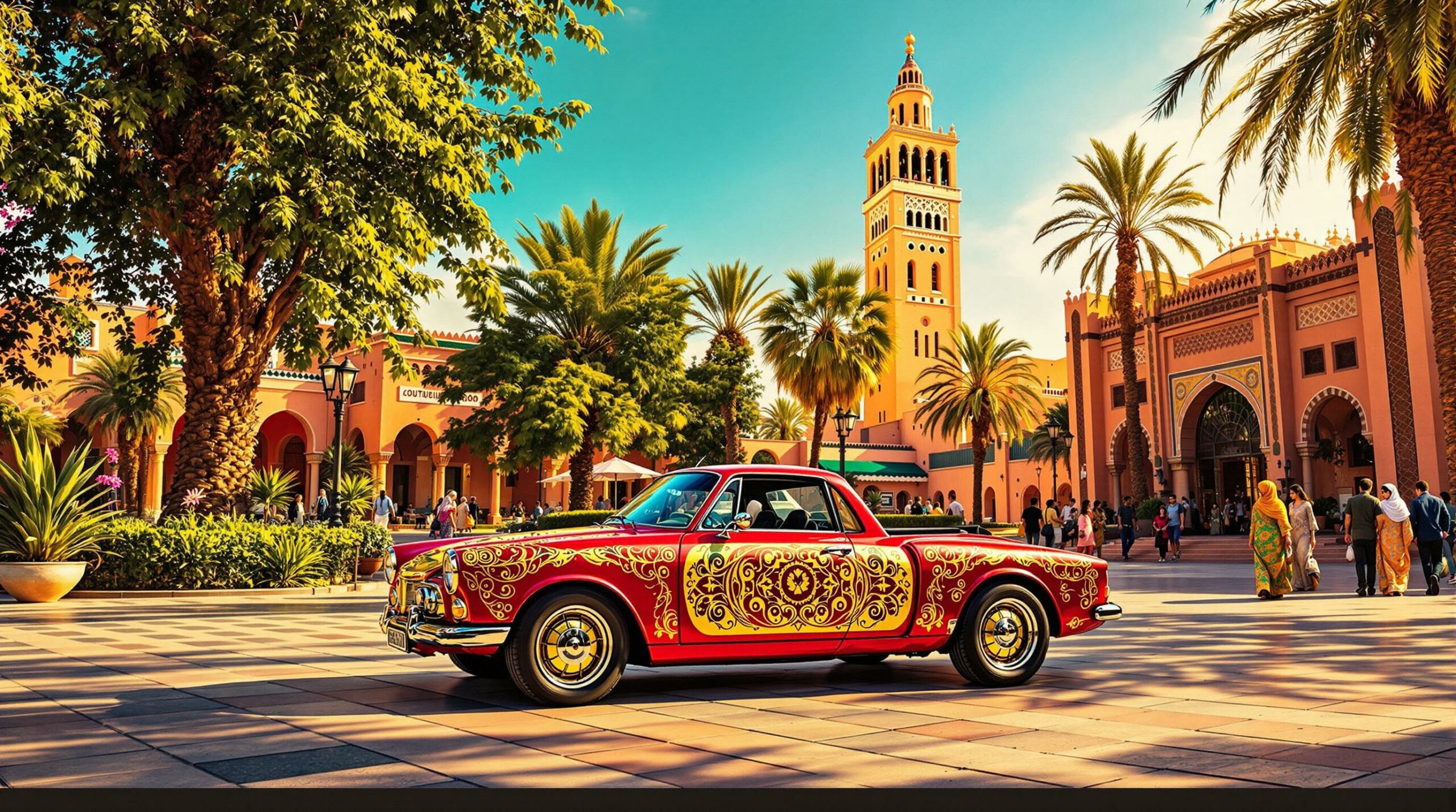 louez une voiture à marrakech et découvrez la ville à votre rythme ! profitez de la liberté d'explorer les souks, les jardins et les paysages environnants à votre guise. réservez dès maintenant pour une aventure inoubliable!