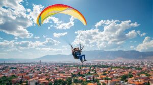 découvrez le parapente à marrakech et survolez des paysages époustouflants. vivez une expérience unique et inoubliable en vous lançant dans les cieux marocains. réservez dès maintenant votre aventure aérienne !