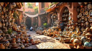 découvrez la poterie de marrakech, un véritable trésor artisanal ! offrez-vous des pièces uniques qui allient tradition et créativité, parfaites pour décorer votre intérieur ou comme cadeaux originaux. plongez dans l'univers coloré et authentique de l'artisanat marocain.