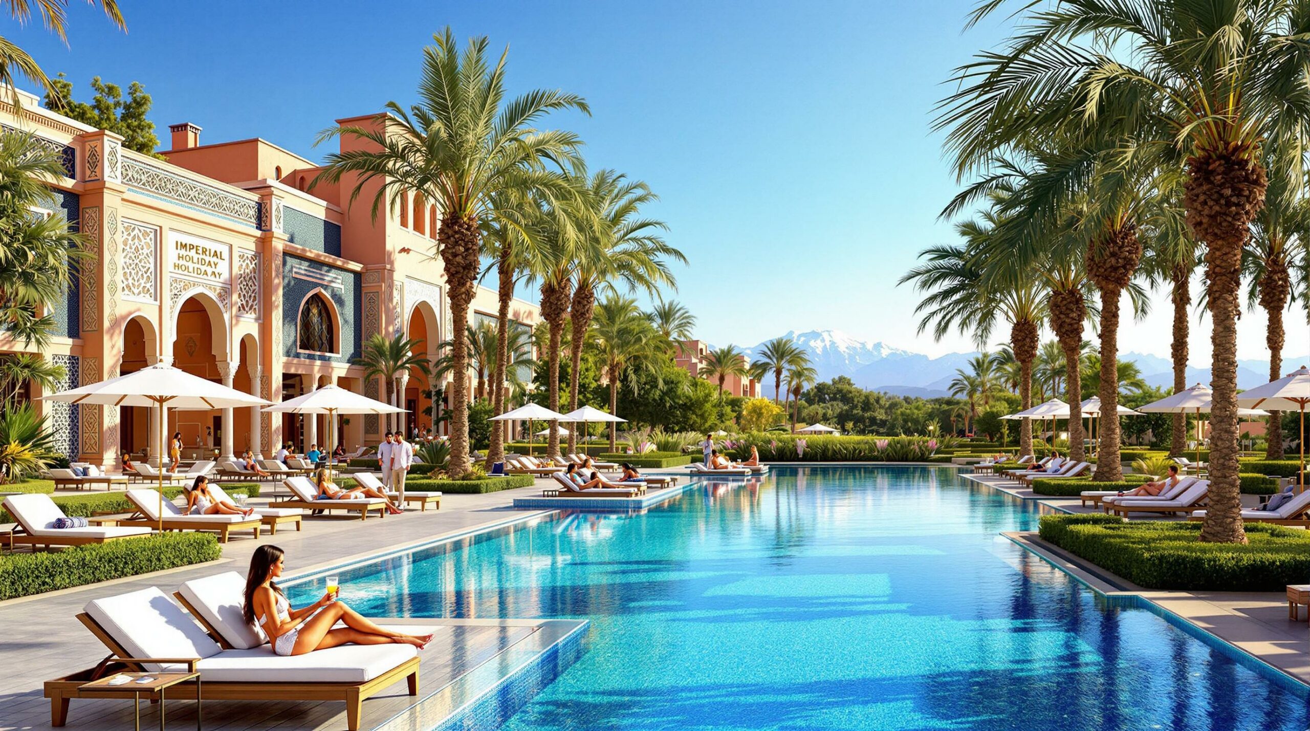 découvrez l'imperial holiday à marrakech et vivez des vacances inoubliables au cœur de cette ville impériale. profitez de services de qualité, d'un cadre enchanteur et d'une expérience unique mêlant culture, détente et aventure. réservez dès maintenant votre séjour de rêve !