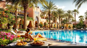 profitez d'un séjour inoubliable à marrakech en optant pour un club tout compris. détendez-vous dans des hébergements de luxe, savourez une cuisine délicieuse, et bénéficiez d'activités variées sans souci. explorez les merveilles de la ville tout en profitant d'un service impeccable dans un cadre enchanteur.
