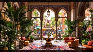 découvrez le charme de marrakech en séjournant dans nos hôtels d'exception, idéalement situés au cœur de la ville. profitez d'un cadre unique, de services haut de gamme et explorez les trésors culturels à deux pas de votre hébergement. réservez dès maintenant pour une expérience inoubliable !