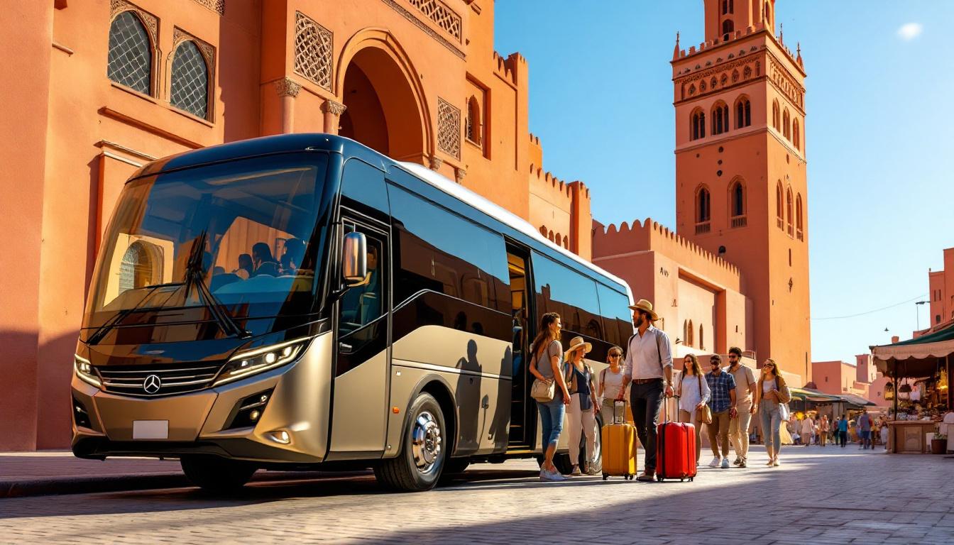 découvrez marrakech en toute sérénité grâce à notre service de transport touristique sécurisé. explorez les merveilles de la ville sans soucis, tout en profitant d'un voyage confortable et agréable.