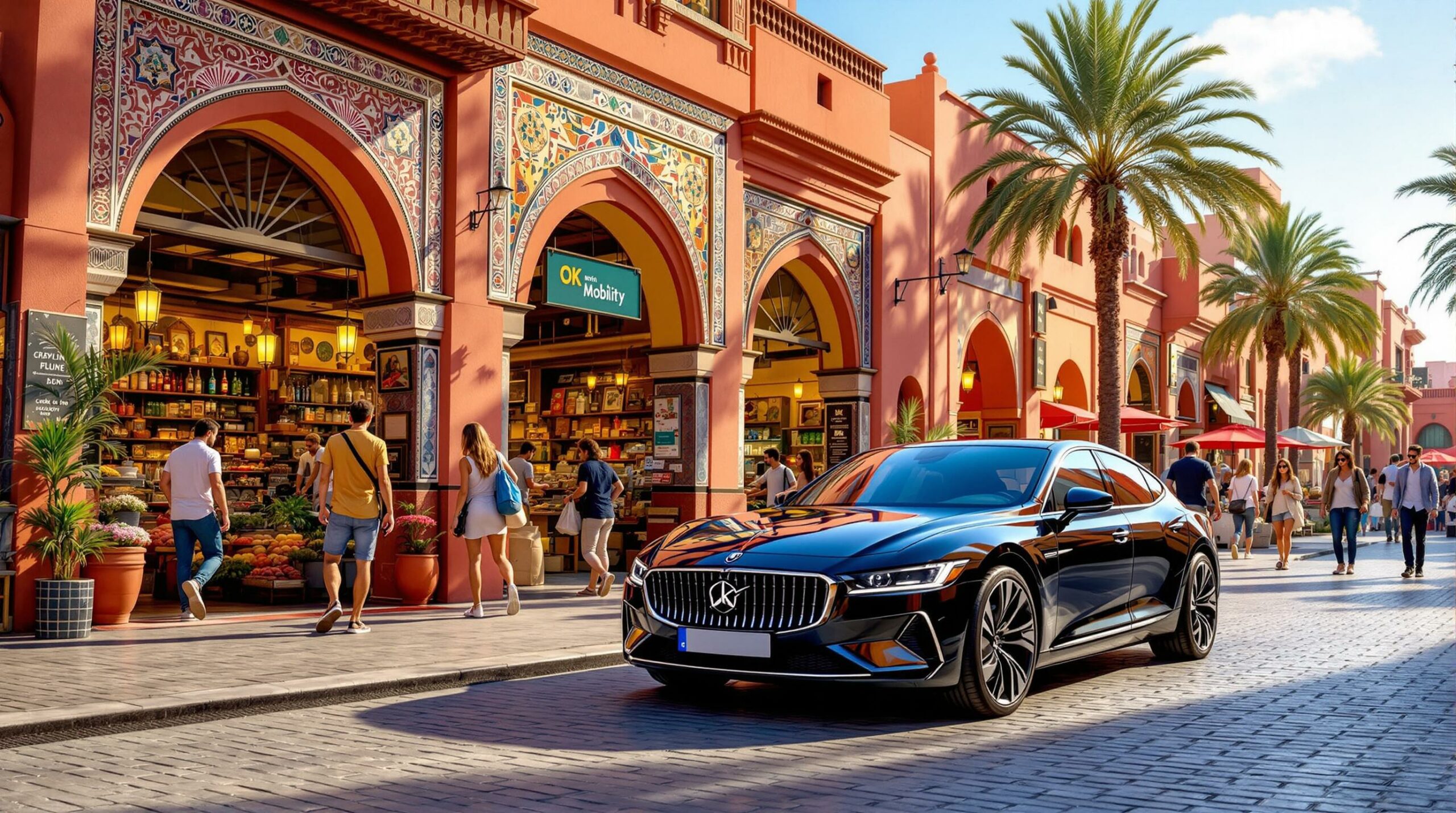 louez une voiture avec ok mobility à marrakech et explorez la ville en toute liberté et style. profitez de nos véhicules modernes et de services de qualité pour découvrir les merveilles de marrakech à votre rythme.