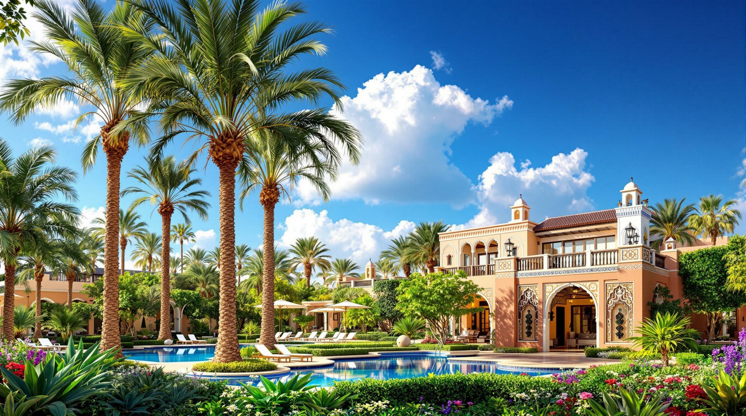plongez dans le raffinement du palmeraie village marrakech : résidences luxueuses, paysages verdoyants et équipements haut de gamme vous attendent pour un séjour inoubliable au cœur de la ville ocre.