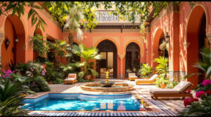 plongez dans le raffinement de ryad dyor à marrakech, un riad de luxe alliant charme authentique et confort moderne. une adresse incontournable pour un séjour inoubliable au cœur de la médina.