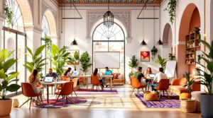 explorez le coworking à marrakech et profitez d'un environnement moderne et inspirant pour stimuler votre créativité, rencontrer des professionnels et développer vos projets dans un cadre unique.