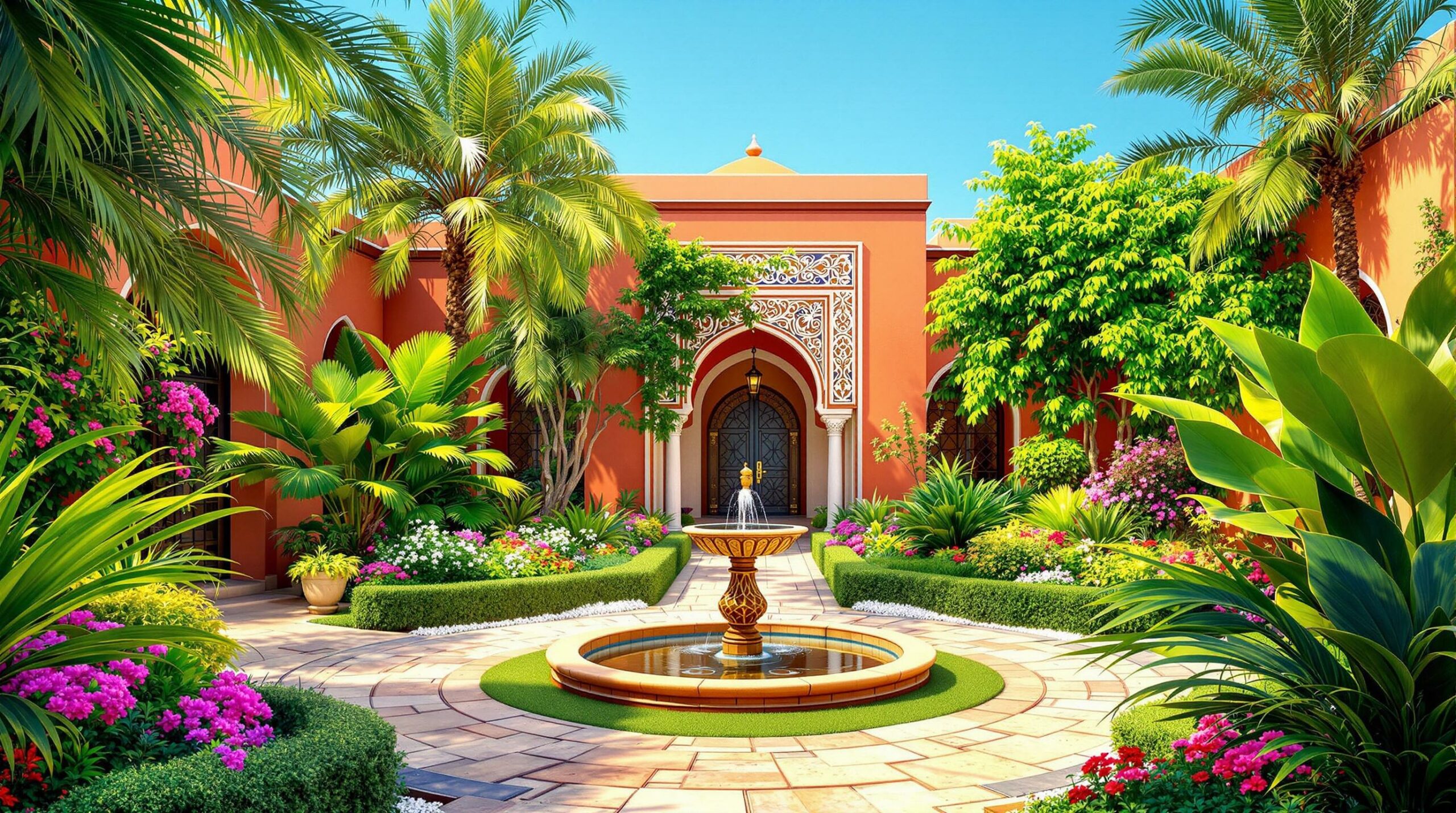 plongez dans le jardin secret de marrakech, un oasis de tranquillité au cœur de la ville. profitez d'un cadre enchanteur, idéal pour une pause relaxante. explorez ce havre de paix et laissez-vous séduire par sa beauté envoûtante.
