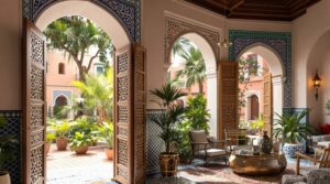plongez dans l'authenticité marocaine en séjournant au riad kniza à marrakech. profitez d'un cadre enchanteur au cœur de la médina, avec des chambres luxueuses, une cuisine délicieuse et un service exceptionnel. réveillez vos sens et créez des souvenirs inoubliables dans cet oasis de paix au maroc.