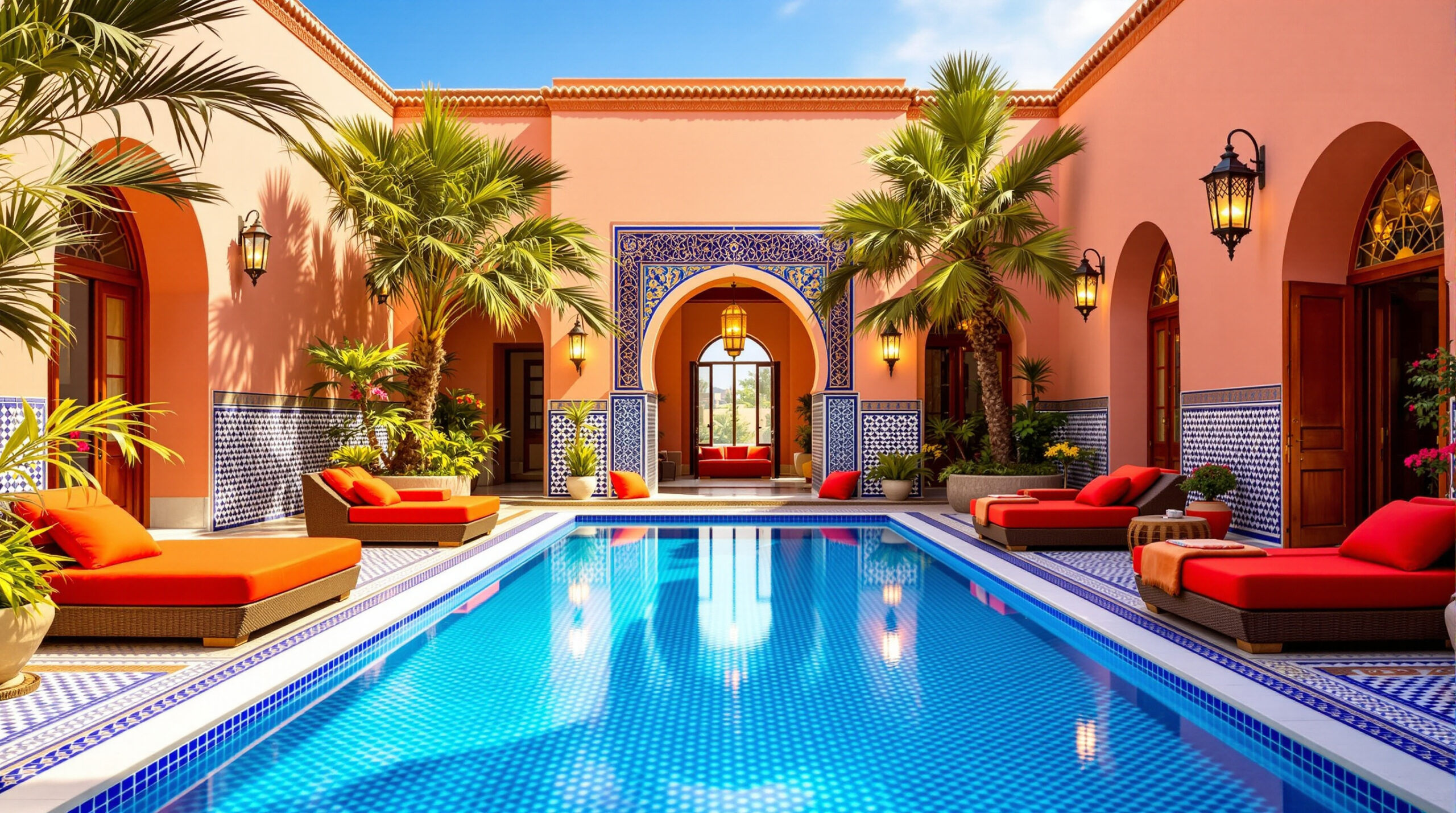vivez une expérience unique à marrakech dans un riad d’exception avec piscine chauffée. profitez d’un séjour inoubliable alliant confort, authenticité et détente au cœur de la médina.