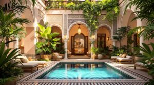 trouvez le riad parfait à marrakech avec piscine pour un séjour inoubliable. profitez d’un havre de paix et réservez votre escapade de rêve dès aujourd’hui !
