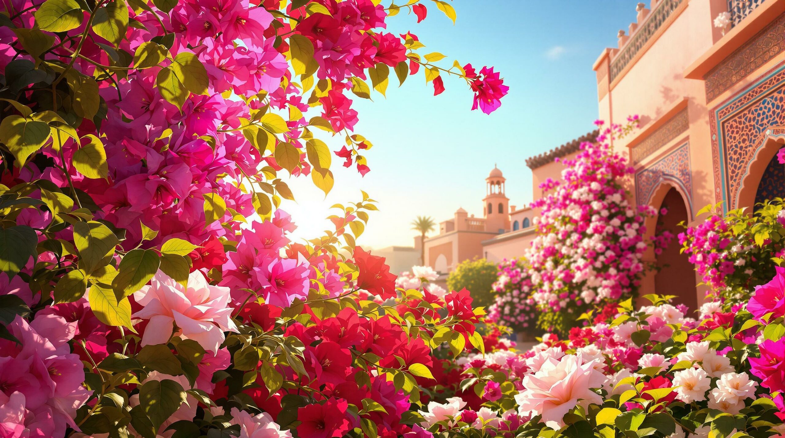 plongez dans l'univers enchanteur des fleurs de marrakech ! explorez une sélection unique qui embellira votre quotidien et apportera une touche d'exotisme à votre décoration. découvrez la richesse et la beauté des fleurs emblématiques de cette ville magique.