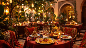 vivez une expérience culinaire raffinée au restaurant dar rhizlane à marrakech : cuisine marocaine authentique, cadre élégant et ambiance chaleureuse pour un moment inoubliable.