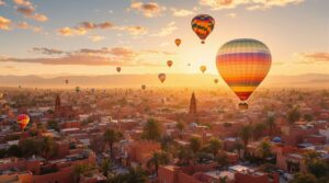 découvrez l'expérience inoubliable d'un vol en montgolfière au-dessus de marrakech. admirez les paysages enchanteurs et les panoramas à couper le souffle tout en flottant dans les cieux. réservez votre aventure dès maintenant !
