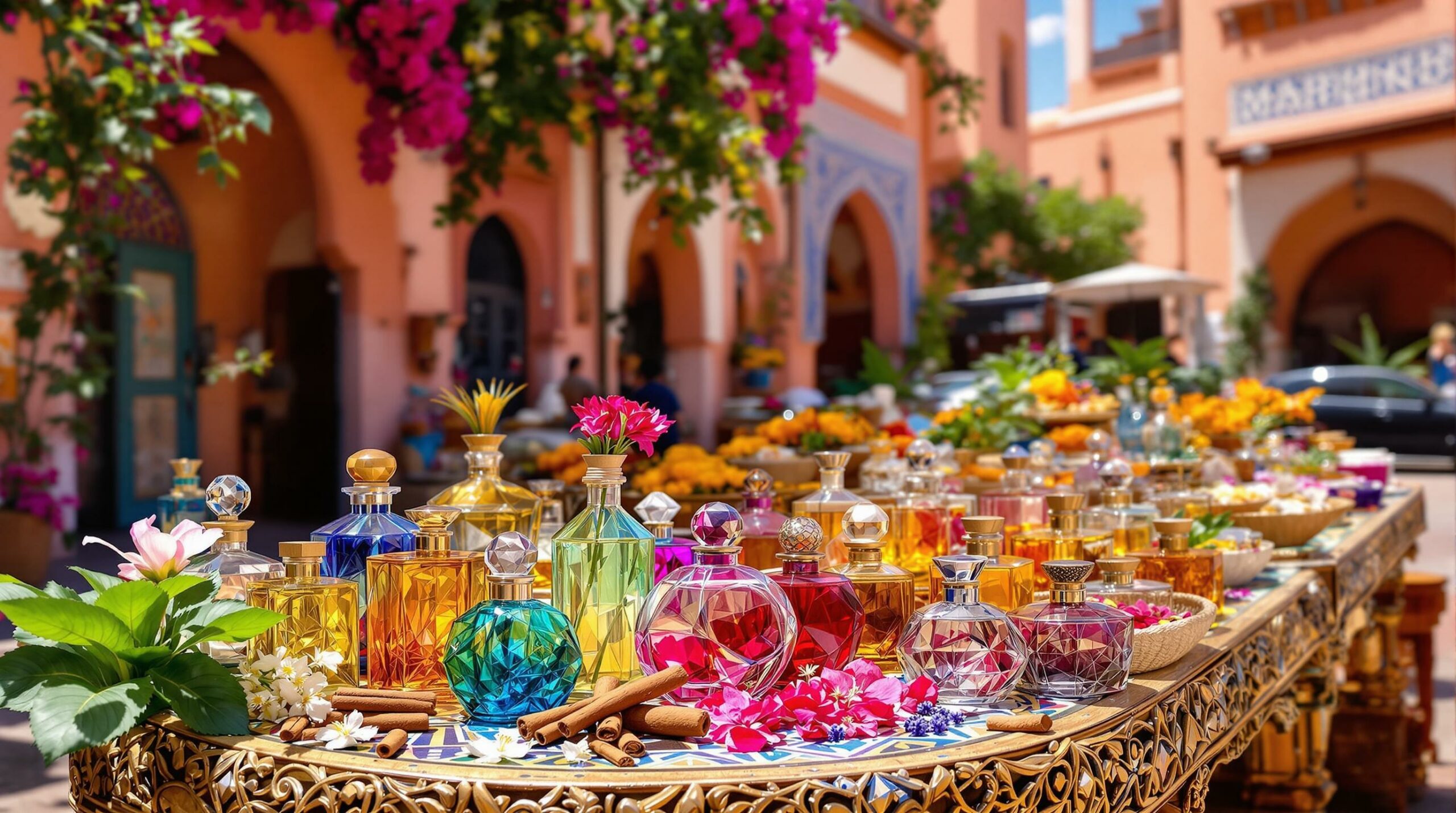 explorez l'univers parfumé de marrakech avec notre sélection de fragrances envoûtantes. parfait pour les amoureux des senteurs du monde, offrez-vous une expérience olfactive unique qui éveillera vos sens et vous transportera au cœur des souks marocains.