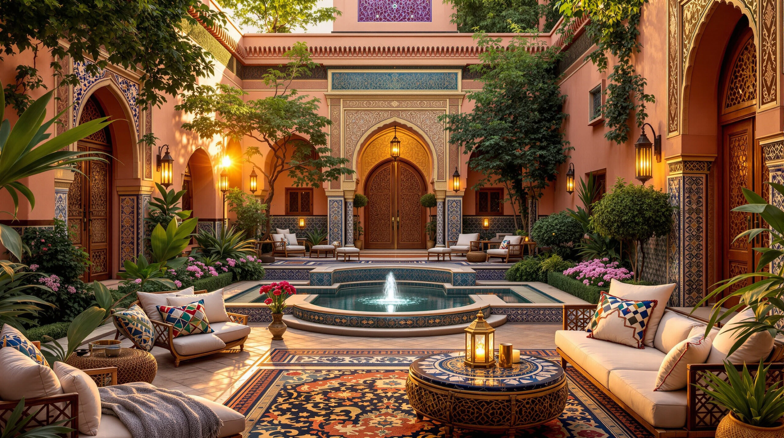 découvrez dar mimoun à marrakech, un riad de luxe où raffinement, authenticité et hospitalité marocaine vous garantissent un séjour inoubliable au cœur de la médina.