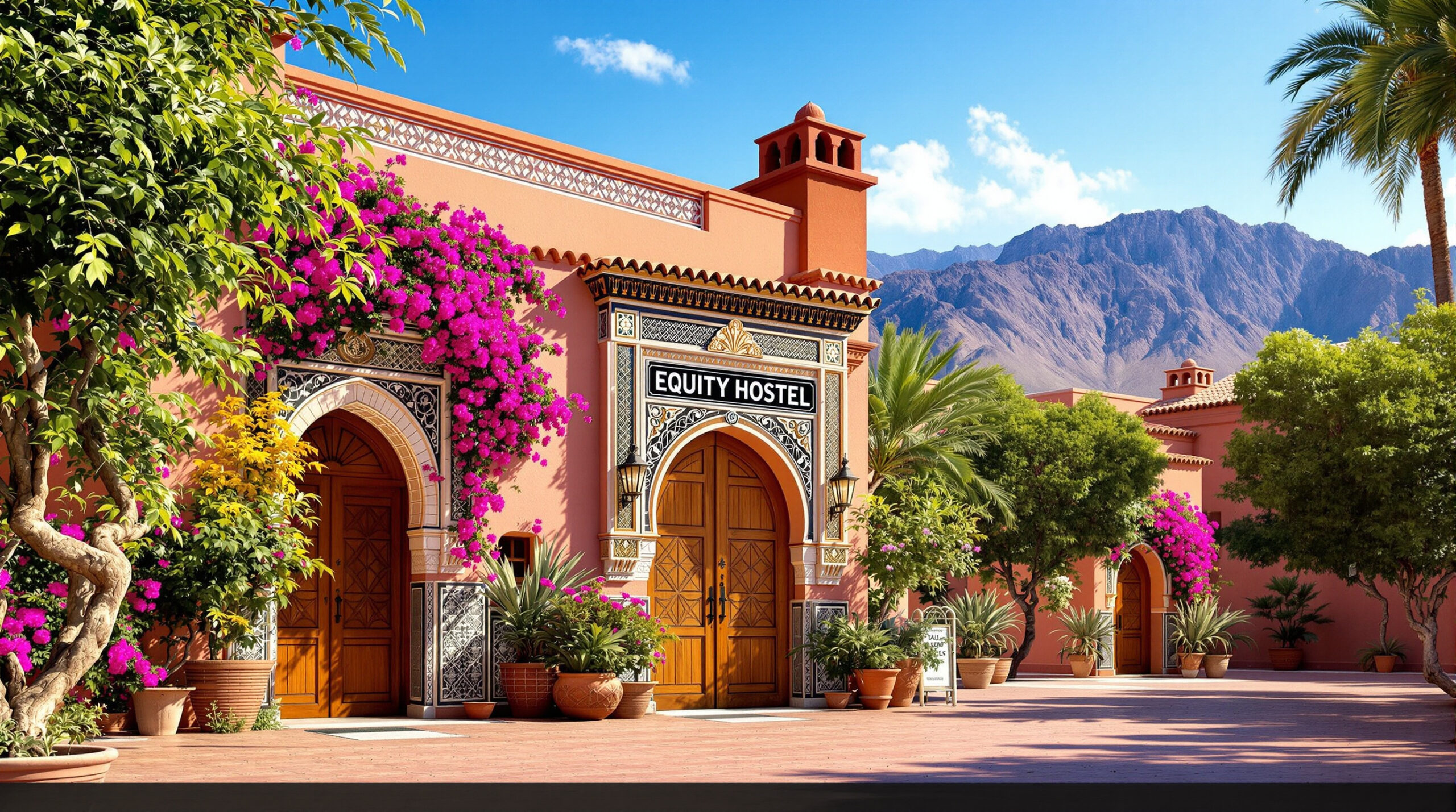 vivez une expérience unique à marrakech en séjournant à l'equity hostel ! profitez d'un hébergement confortable, d'une ambiance conviviale et d'un emplacement idéal au cœur de la ville. réservez dès maintenant pour explorer marrakech en toute équité.
