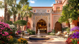 réservez votre séjour à l’hôtel akabar, un établissement 3 étoiles idéalement situé à marrakech. profitez d’un confort moderne, d’une hospitalité chaleureuse et d’un emplacement parfait pour explorer la ville en 2025 !
