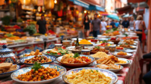 partez à la découverte des saveurs authentiques de marrakech lors d’un food tour inoubliable. dégustez la cuisine marocaine traditionnelle, explorez les souks animés et laissez-vous séduire par l’ambiance unique de la médina. réservez votre expérience gourmande dès maintenant !