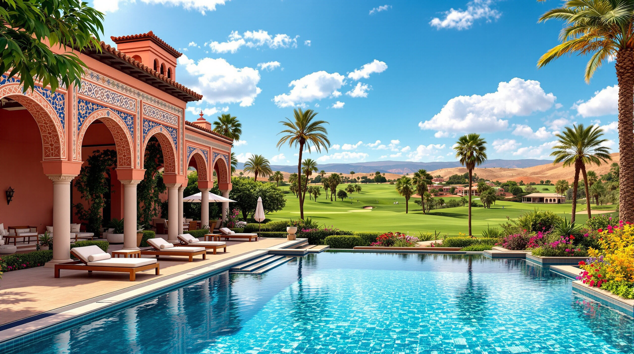 découvrez le luxe d’une villa à louer sur golf à marrakech. profitez d’un cadre idyllique, entre greens luxuriants et prestations haut de gamme, pour un séjour inoubliable sous le soleil du maroc.