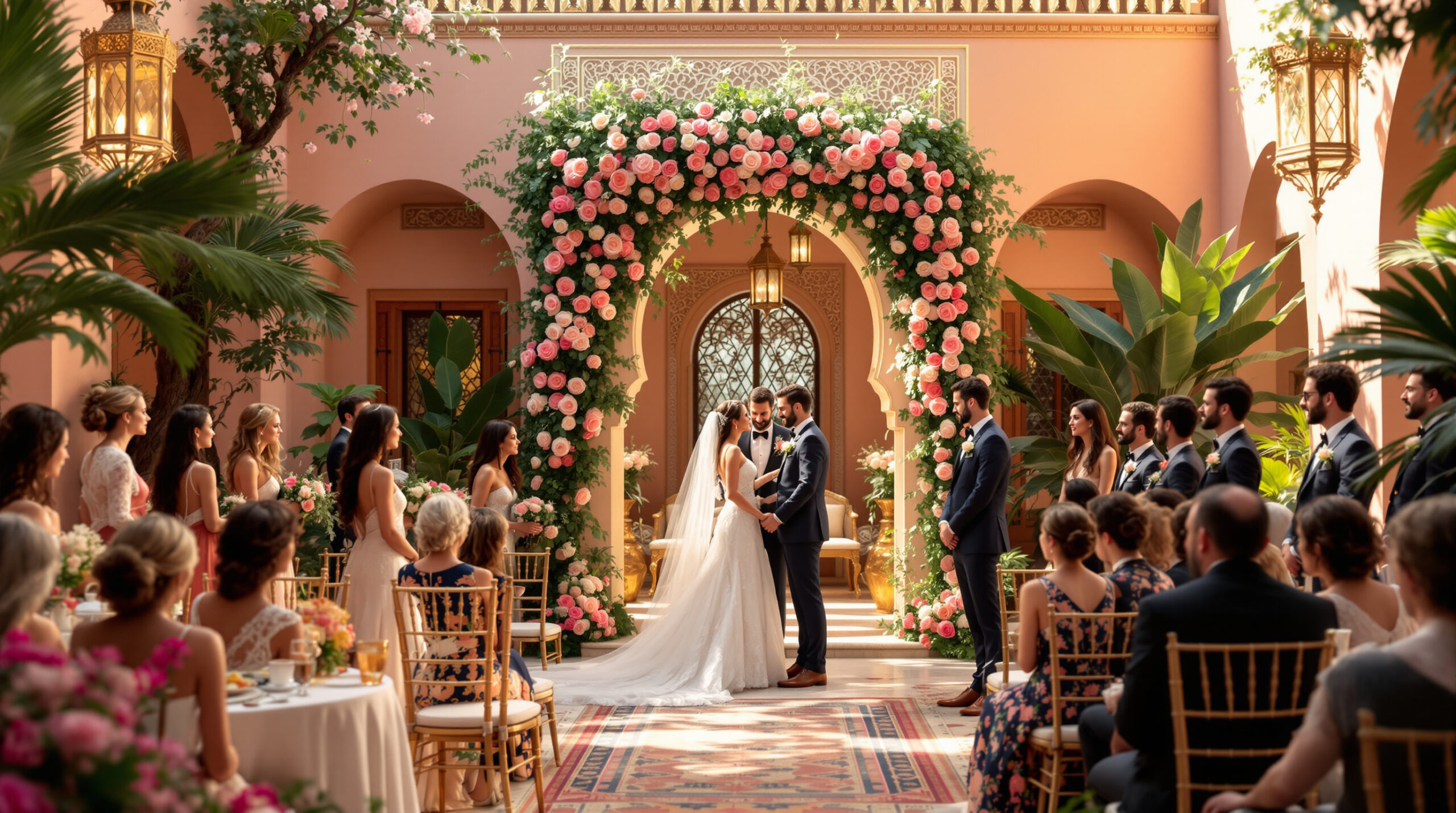 organisez votre mariage de rêve au riad de marrakech en 2025 et vivez des moments magiques dans un décor authentique. créez des souvenirs inoubliables avec vos proches au cœur du maroc !